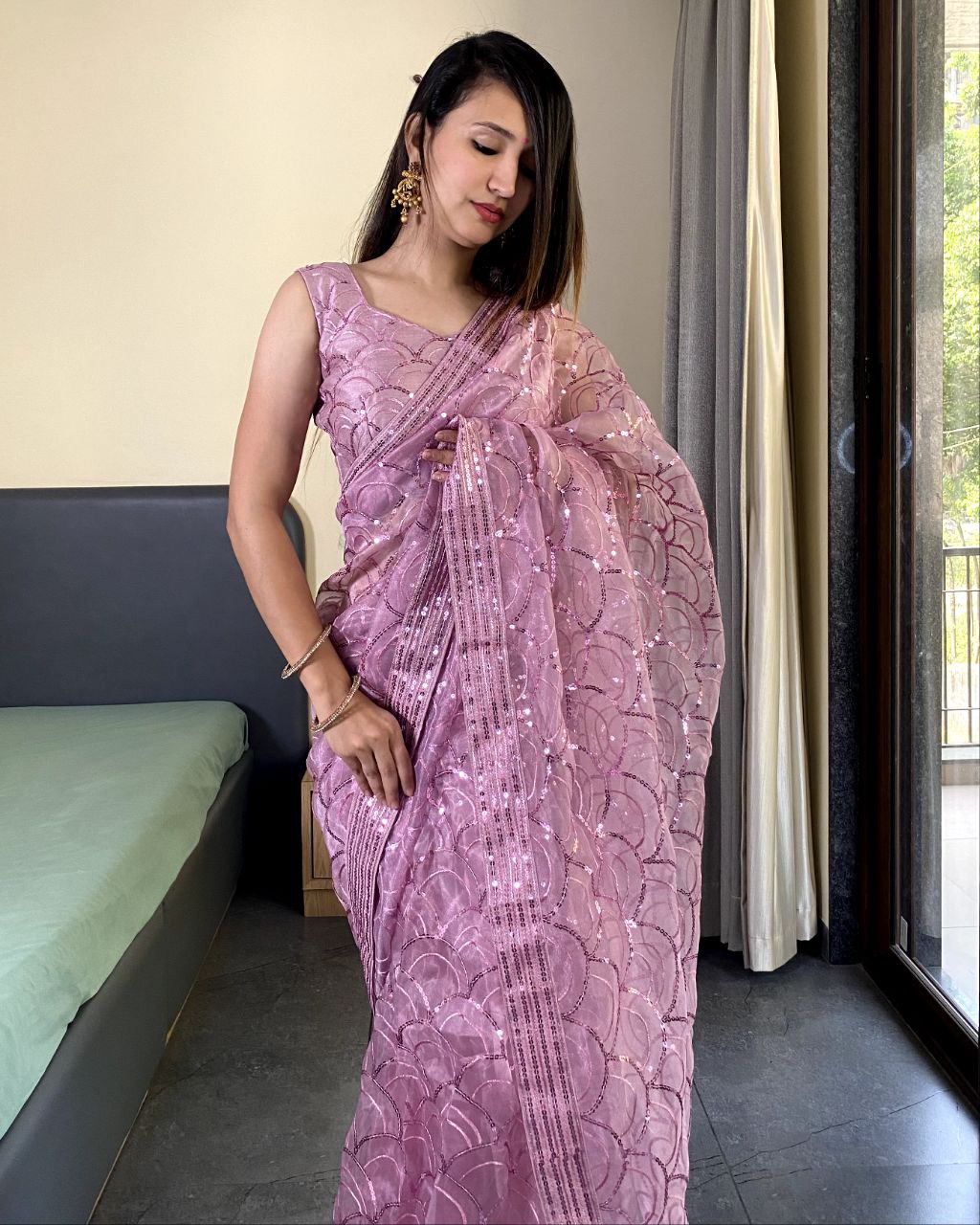 *New Super Trending Organza Silk Saree Collection*