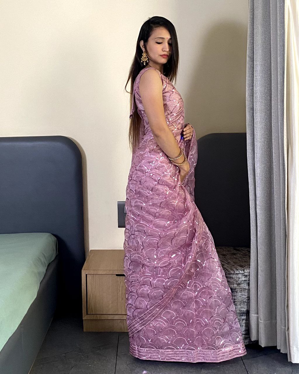 *New Super Trending Organza Silk Saree Collection*