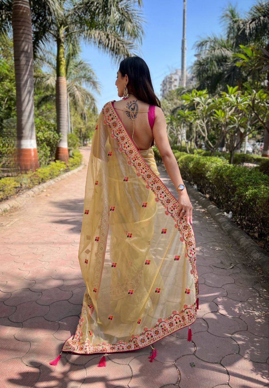 *🪡 Evergreen and Most Demanding Saree Design*