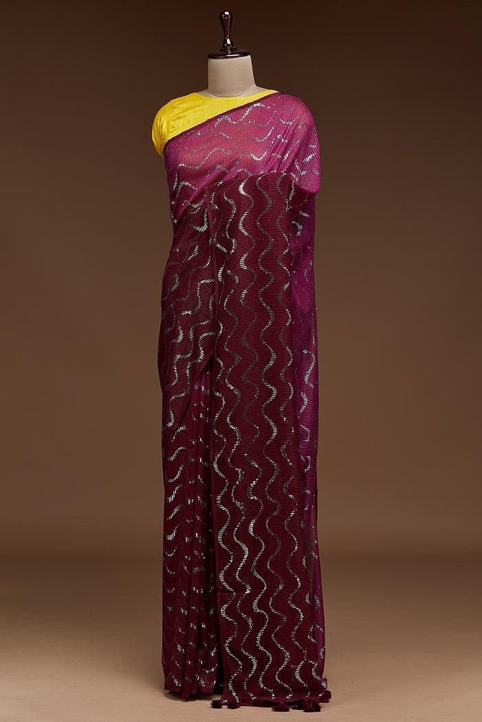 amazing designer Sequance Saree
