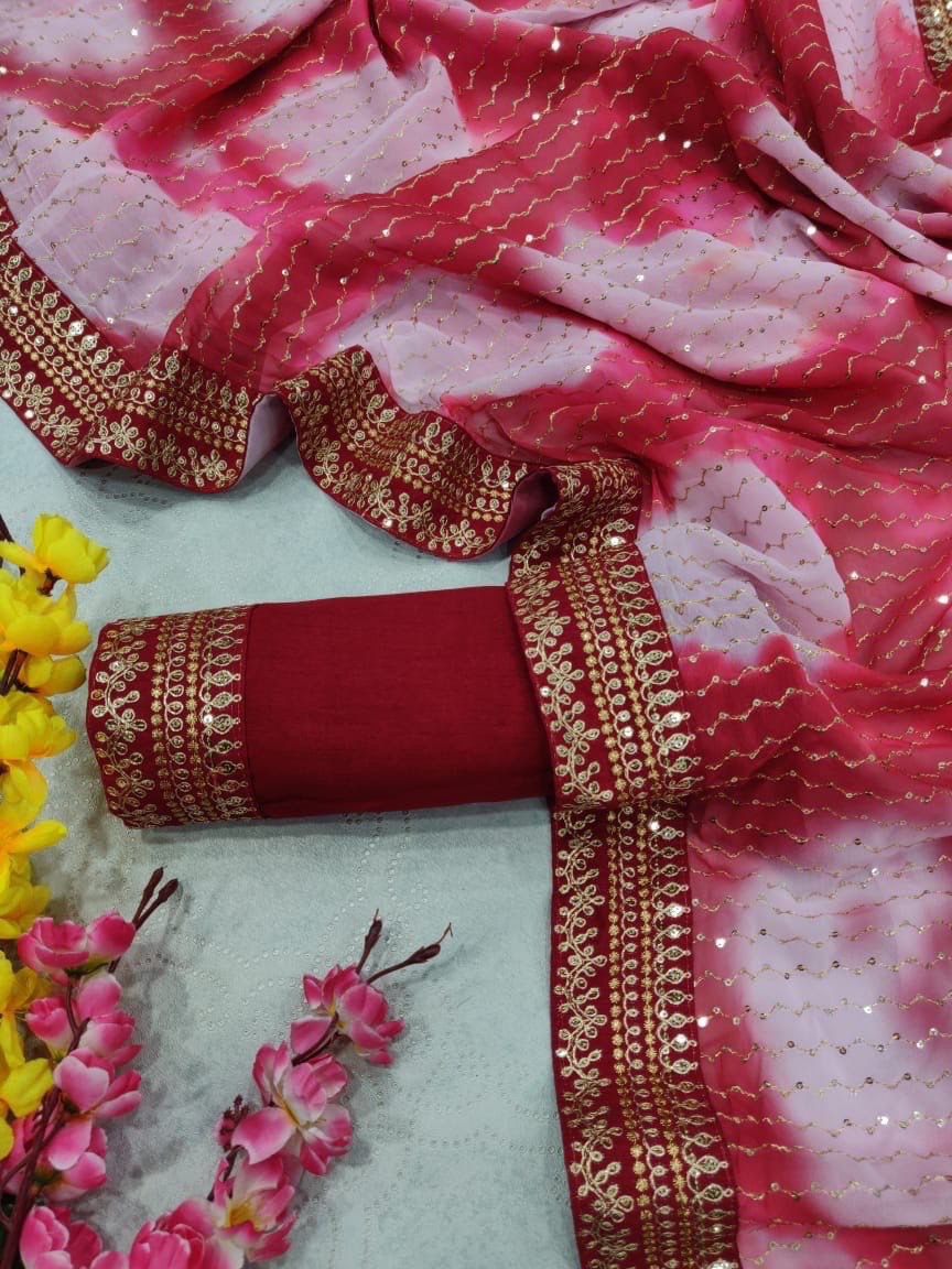 designer wear sequence saree