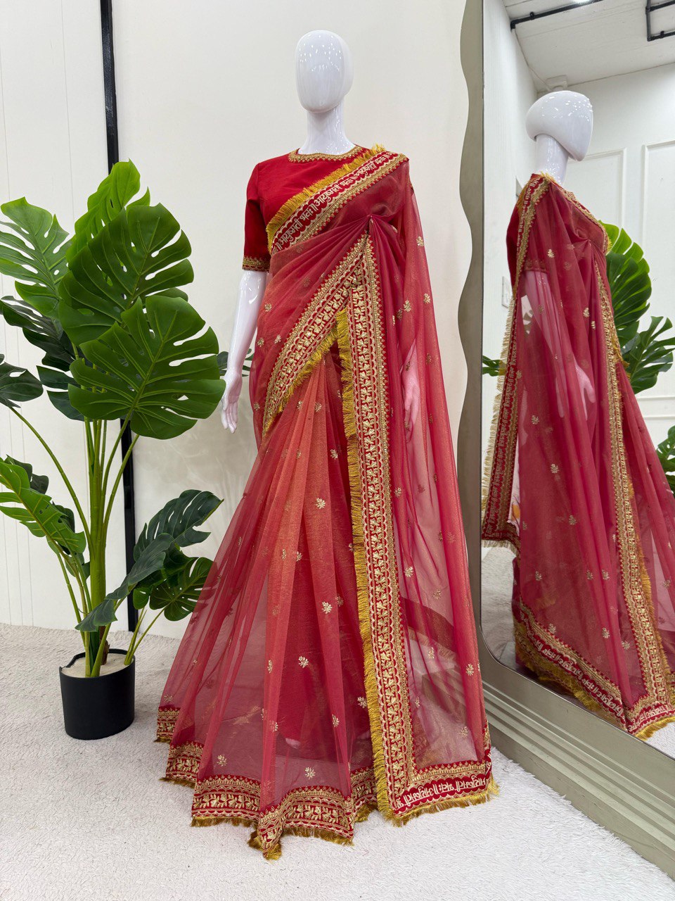 Looking some one for this same colour beautiful Designer Saree