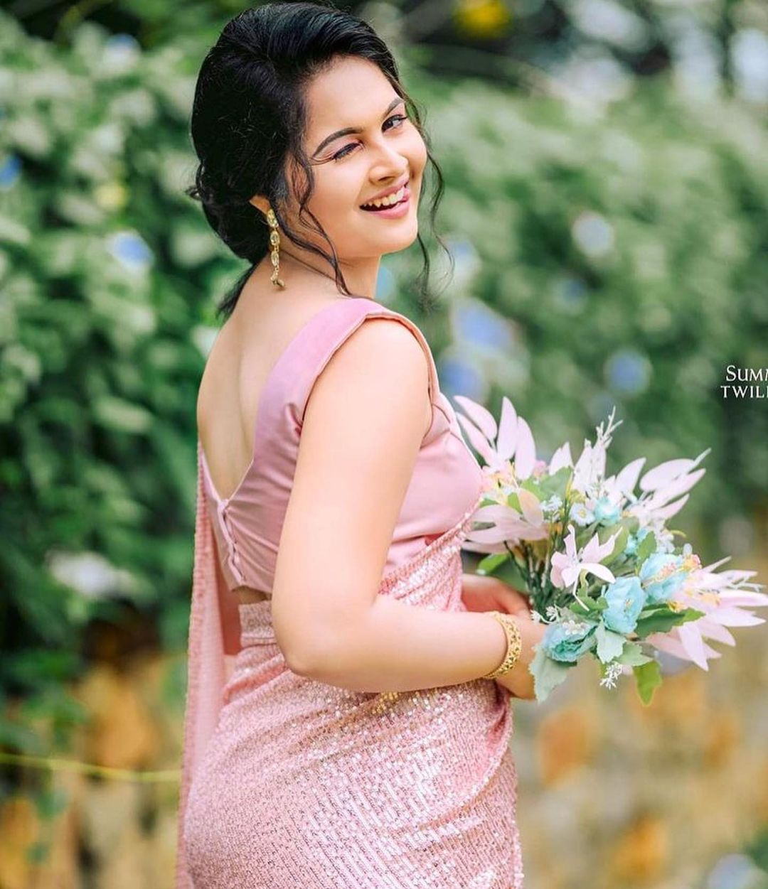 Celebrity inspired beautyful sequence saree