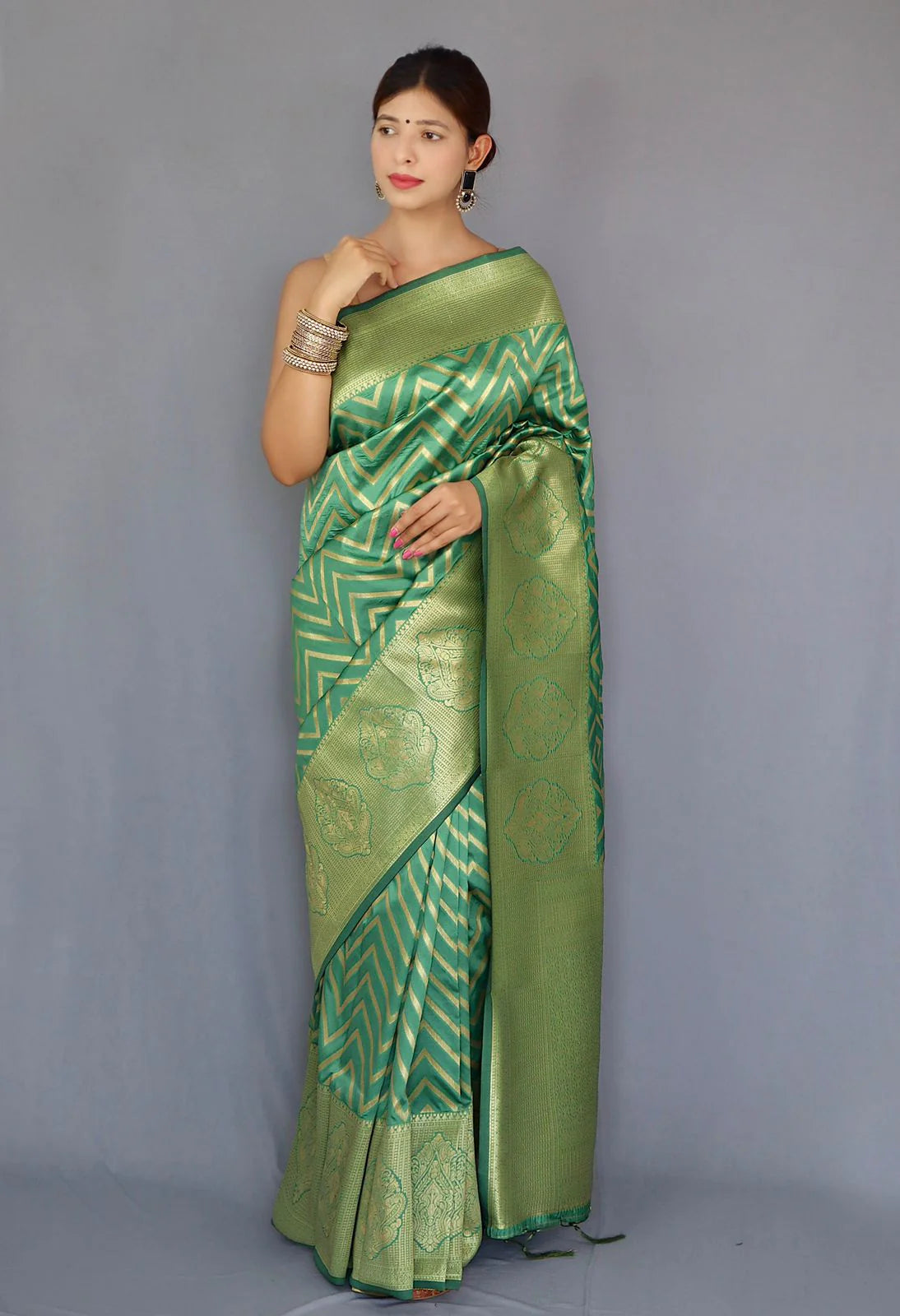 PURE BANARASI SILK SAREE WITH ZARI WEAVING